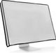 kwmobile Housse de protection moniteur blanc