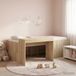 Prolenta Maison Exclusive Lit superposé exclusif avec bureau pour enfants, en bois imitation chêne Sonoma, dimensions 75 x 190 cm