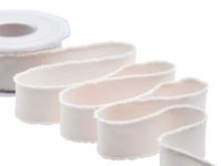 Furlanis - Decoratief lint van franjes van katoen, voor decoraties en verpakkingen, Italiaanse stof - poederroze, 38 mm x 15 m