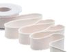 Furlanis - Decoratief lint van franjes van katoen, voor decoraties en verpakkingen, Italiaanse stof - poederroze, 38 mm x 15 m