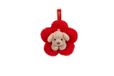 Trudi Bloemenhond met band, pluche cadeaus voor Valentijnsdag, pluche dieren, 9 x 9 x 6 cm maat XXS, Sweet Collection, model 51383