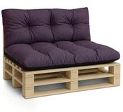 Amazinggirl Palletkussen 120x40 cm Bordeaux Eco linnen