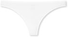 Schiesser String microvezel - Invisible Lace Dames Onderbroek - wit
