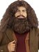 Funidelia Hagrid pruik met baard voor mannen - Bruin