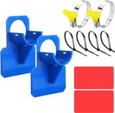 Kivora B.V. Porte-tuyau - 2 pièces, pour tuyau de piscine, Convient pour 26-38mm (Bleu)