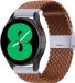 By Qubix - Braided nylon bandje - Bruin - Geschikt voor Huawei Watch GT 4 / GT 5 (41mm) & GT 5 Pro (42mm)