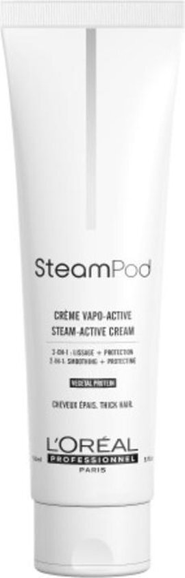 L'Oréal L'Oréal Professionnel Steampod Smoothing Cream - Stoom-geactiveerde Crème voor Dik Haar 150ml
