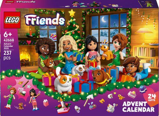 LEGO - Friends LEGO® Friends Adventskalender 2025, Kerstspeelset - 42668