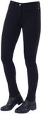 Dublin Weatherbeeta Dames Rijbroek Dublin Supa-fit Zip Up Knie Rits Zwart Katoen L