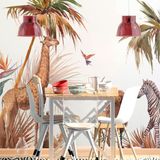 Ambiance Sticker Panoramisch behang voorgelijmd equatoriale jungle H 280 x B 240 cm