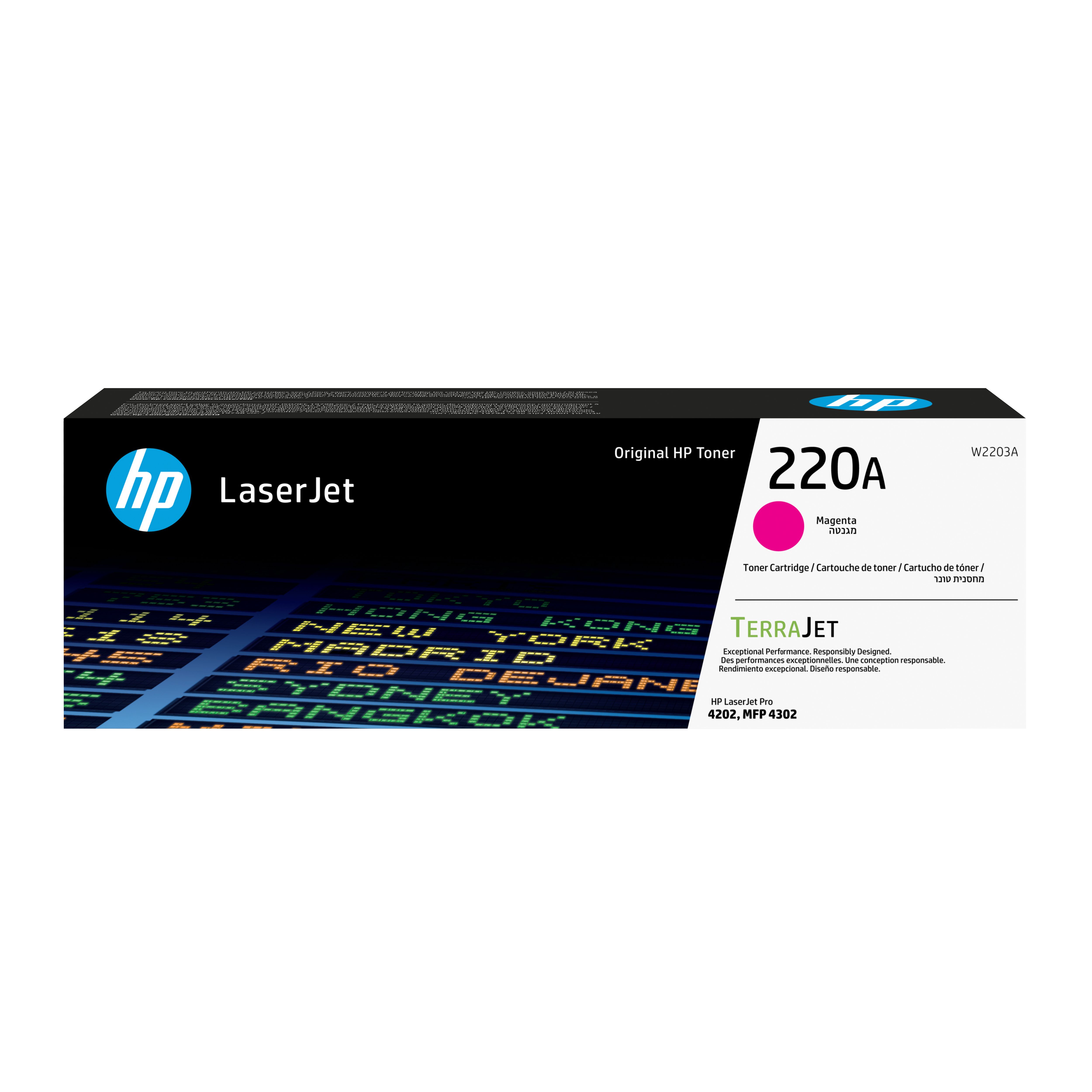 HP 220A Magenta Toner Cartridge - Original - Compatible with HP LaserJet Pro Printers