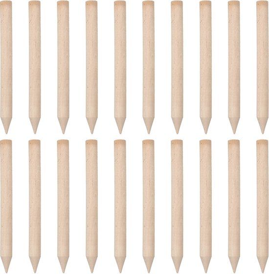 Kotarbau Houten Palen - Beukenhout - Set van 20 - 30 cm