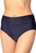 Merry Style Dames Zwembroek - Bikinibroekje - Elastische tailleband - Polyamide & Elastaan – Donkerblauw (6007) – 36 - MS-VR-Brief-5