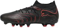 PUMA FUTURE 9 MATCH FG/AG Chaussures de sport unisexe - PUMA Black-Glowing Red-Strong Gray