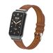 Strap-it leren bandje - bruin - Geschikt voor Xiaomi Smart Band 7 Pro