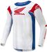 Alpinestars Honda Racer Iconic Jersey Blanc Bleu Clair Rouge Clair - Taille XL