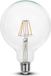 V-TAC VT-2147 LED Lamp - G125 Bol - E27 - Helder - 6W - 806 Lumen - 6400K