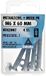 Deltafix M.schroef moer pk m6x60mm 4st