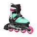 ROLLERBLADE Microblade XT Patins à roulettes pour enfants Noir Vert Mer