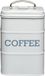 Living Nostalgia KitchenCraft Living Nostalgia Voorraadbus voor Koffie - 11 x 17 Centimeter - Klassiek Grijs