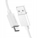 Spigen Essential EB6020AC USB-A naar USB-C Kabel, 60W, 2m, Wit