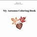 My Autumn Coloring Book