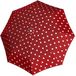 Knirps Rood met stip compacte paraplu Fiber T200 medium Duomatic