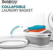 Beldray Wasmand 27 Liter - Inklapbaar - Ruimtebesparend - Grijs