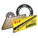 Kettingset DID Kettingset staal 530VX3 / 104 eindeloos voor Yamaha YZF SP 750 cc bj. 1993-1997
