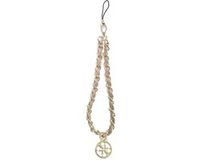 Guess Metalen Telefoonband Ketting Roze/Goud