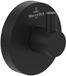 Villeroy & Boch Elements - Tender handdoekhaak, handdoekhouder voor wandmontage, wandhaak van zink, accessoires badkamer, ronde badhaak, 54 x 32 x 54 mm, matzwart