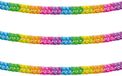 Haza 3x stuks feestslinger verjaardag versiering papier - 600cm - multi-color
