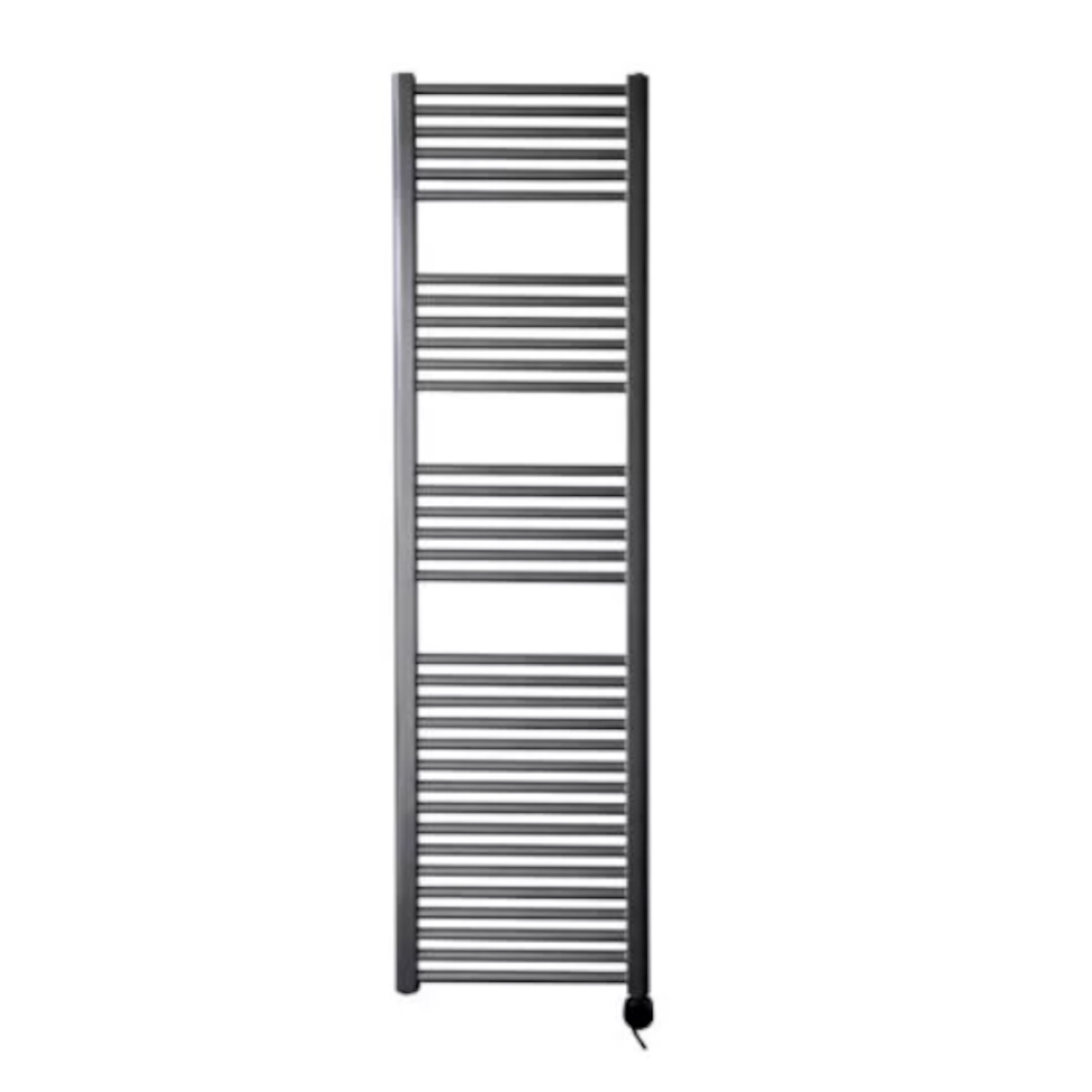 Sanicare Radiator sanicare snode met wifi 172x60 cm gunmetal met thermostaat zwart