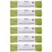GLOREX 6 9400 509K - Raffia raffia, 6 bundels van 20 m mat raffia, pistache