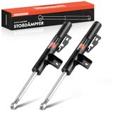 Frankberg 2x schokdemper vooraan 343mm gasdruk 4513202531 | Compatibel met Fortwo Cabrio 451, Fortwo Coupe 451