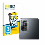 BROTECT Screenprotector 3 Stuks voor Xiaomi Redmi Note 12 Pro 4G (ALLEEN Camera Lens) Transparant