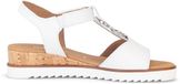 Gabor - Dames - Platte Sandalen - Nubuck - Klittenband - Lente/Zomer 2026