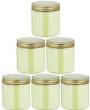 Claudius Cosmetics B.V. Scrubzout Fresh Ginger - 300 gram - Pot met gouden deksel - set van 6 stuks - Hydraterende Lichaamsscrub