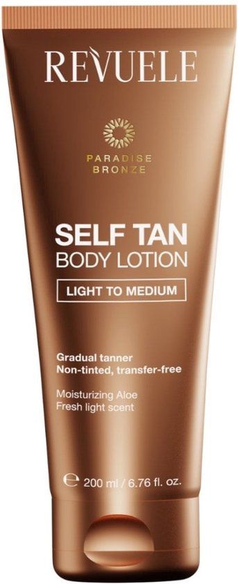 Revuele Self Tan Body Lotion Light To Medium - 200ml