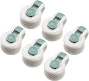 CHPN Dekbedclips - 6 Groene Dekbedklemmen met Opbergdoosje