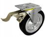 ZABI Roue pivotante avec frein, métal-caoutchouc, Ø 250 mm, 200 kg