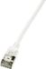 LogiLink CQ9041S RJ45 Netwerkkabel, patchkabel CAT 6A U/FTP 1.50 m Wit