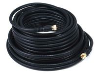 Monoprice RG6 Quad Shield CL2 coaxkabel met F type connector 50' Zwart