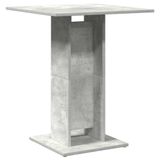 VidaXL Bistrotafel 60x60x75 cm Hout Betongrijs