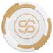 Pokerfiches Poker chips Clay - 50 pièces - 14 grammes - Blanc
