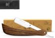 Haryali London Cutthroat Razor voor heren: houten handvat, messen en koffer