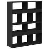 VidaXL Kamerscherm Zwart Hout 100x33x125,5 cm