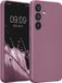 kwmobile metallic telefoonhoesje van TPU - geschikt voor Samsung Galaxy S24 - Flexible case voor smartphone - In metallic lila