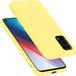 Cadorabo Hoesje geschikt voor Oppo FIND X3 LITE in LIQUID GEEL