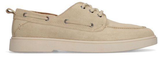 Manfield Beige suède bootschoenen - Maat 45